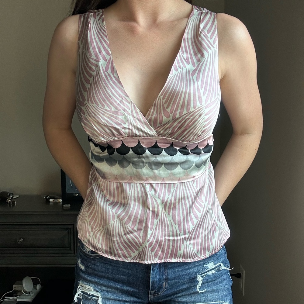 Alecia And Trixie Silk Blouse - image 1